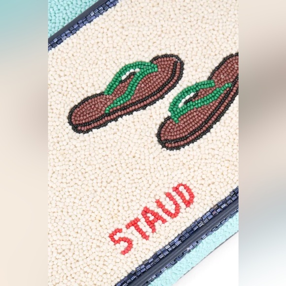 πΊπHPππΊ NWT Staud Beaded Tommy Bag Umbrellas - Picture 15 of 16